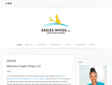 Tablet Screenshot of eagleswingsllc.com